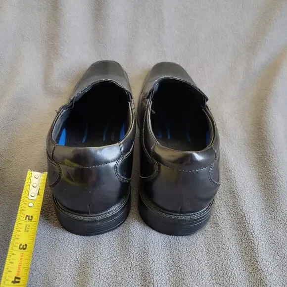 DOCKERS STAIN DEFENDERS Men Shoes 12M Black SureGrip Slip Resistant Asymmectric - Picture 3 of 7